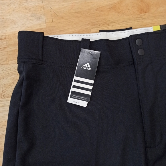 NWT Men’s large Adidas Climalite Baseball Pants Elastic Band At Hem NWT - Picture 4 of 15